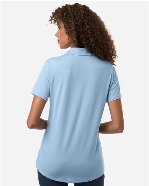 Adidas A515 Women's Ultimate365 Solid Polo - Clear Sky - model back