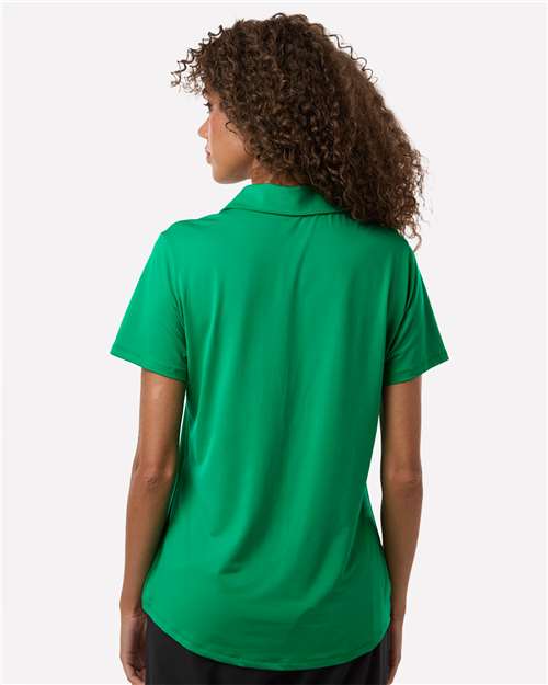 Adidas A515 Women's Ultimate365 Solid Polo - Court Green - model back