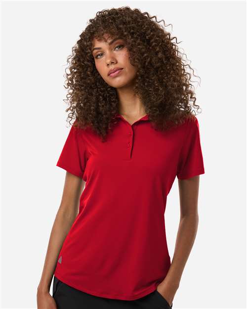 Adidas A515 Women's Ultimate365 Solid Polo - Power Red - model front