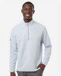 Adidas A588 Men's Spacer Quarter-Zip Pullover - Halo Blue - model front