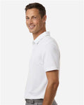 Adidas A719 Men's Performance 3-Stripes Climacool Polo - White - model side