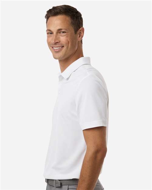 Adidas A719 Men's Performance 3-Stripes Climacool Polo - White - model side