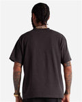 Shaka Wear SHMCS Unisex Max Heavyweight Cropped T-Shirt - Off Black - model back