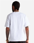 Shaka Wear SHMCS Unisex Max Heavyweight Cropped T-Shirt - White - model back