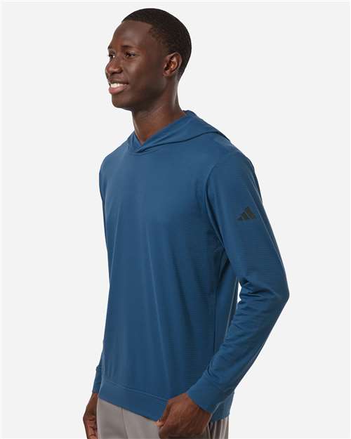 Adidas A2009 Men's Ultimate365 Elevated Hoodie - Dusky Petrol - model side