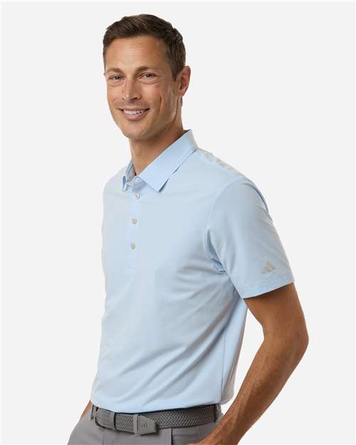 Adidas A2013 Men's Ultimate365 Tour Twistknit Polo - Crystal Sky - model side