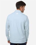 Adidas A2017 Men's Ultimate365 Classic Quarter-Zip Pullover - Crystal Sky - model back