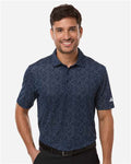 Adidas A2023 Men's Ultimate365 Mesh Tango Print Climacool Polo - Collegiate Navy/ White - model front