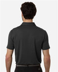 Adidas A2024 Men's Performance Textured Polo - Carbon/ Black - model back