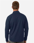 Adidas A2027 Men's Ultimate365 Wind Quarter-Zip Pullover - Collegiate Navy - model back