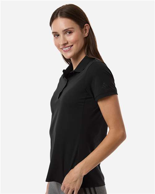 Adidas A1016 Women's Ultimate365 Tour Twistknit Polo - Black - model side
