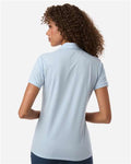 Adidas A1016 Women's Ultimate365 Tour Twistknit Polo - Crystal Sky - model back