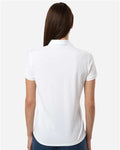 Adidas A1016 Women's Ultimate365 Tour Twistknit Polo - White - model back