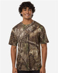 RealTree RT2101 Unisex Realtree Poly Performance T-Shirt - Camo - model front