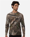 RealTree RT3102 Unisex Realtree Performance Long Sleeve T-Shirt - Camo - model front