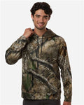 RealTree RT5302 Unisex Realtree Performance Hooded Sweatshirt - Camo - model front