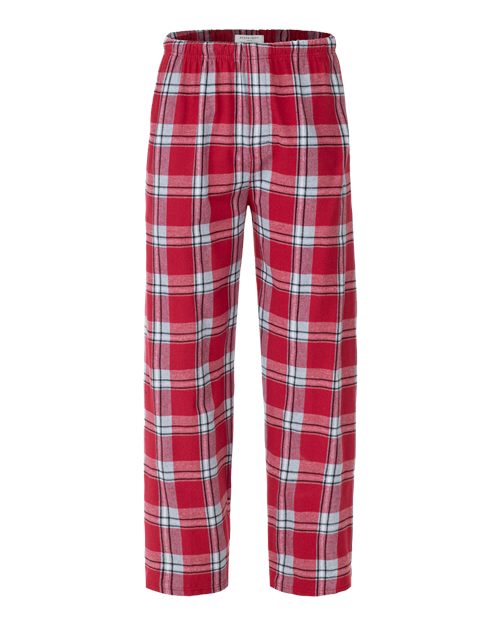 Boxercraft BM6624 Men's Harley Flannel Pants - Red Mcintosh Plaid - front