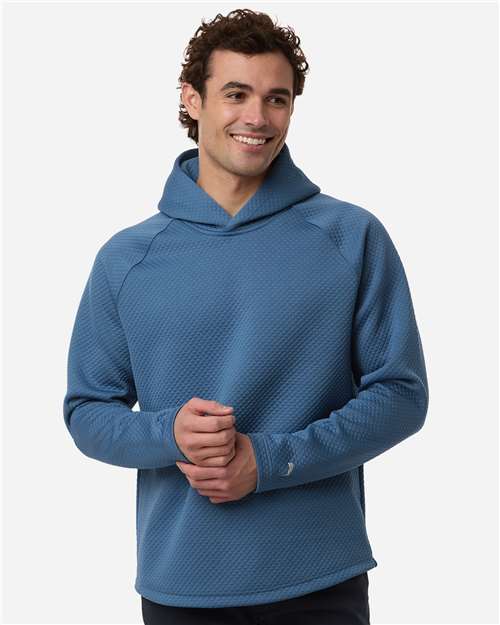 Puma Golf 638594 Men's Pebble Hooded Pullover - Blue Horizon - model front