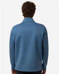 Puma Golf 638595 Men's Pebble Quarter-Zip Pullover - Blue Horizon - model back