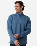 Puma Golf 638595 Men's Pebble Quarter-Zip Pullover - Blue Horizon - model front