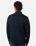 Puma Golf 638595 Men's Pebble Quarter-Zip Pullover - Deep Navy - model back