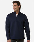 Puma Golf 638595 Men's Pebble Quarter-Zip Pullover - Deep Navy - model front