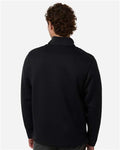 Puma Golf 638595 Men's Pebble Quarter-Zip Pullover - Puma Black - model back