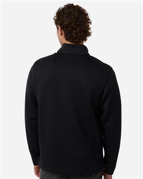 Puma Golf 638595 Men's Pebble Quarter-Zip Pullover - Puma Black - model back