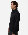 Puma Golf 638595 Men's Pebble Quarter-Zip Pullover - Puma Black - model side