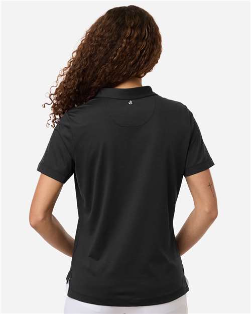 Swannies SW2001L Women's Ella Polo - Black Heather - model back