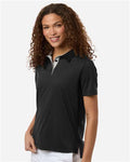 Swannies SW2001L Women's Ella Polo - Black Heather - model side