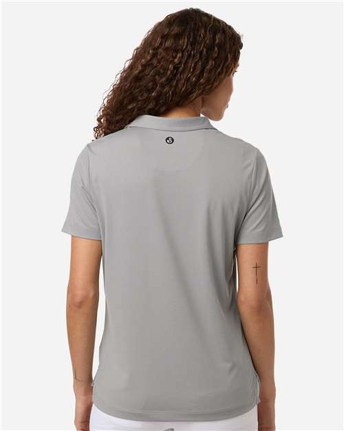 Swannies SW2001L Women's Ella Polo - Grey Heather - model back