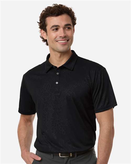 Swannies SW5100 Men's Ehrman Polo - Black - model front