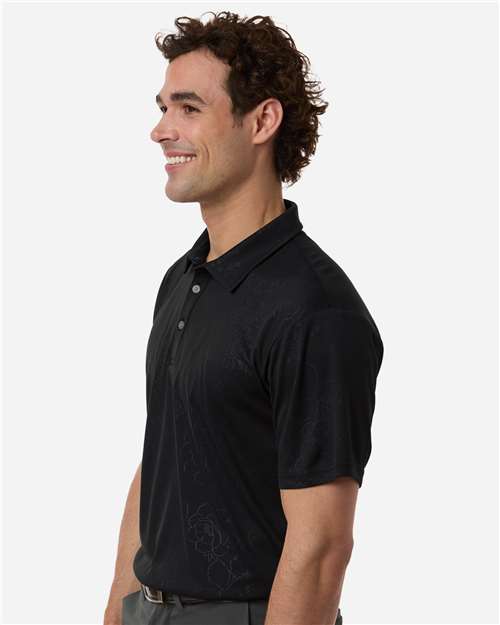 Swannies SW5100 Men's Ehrman Polo - Black - model side