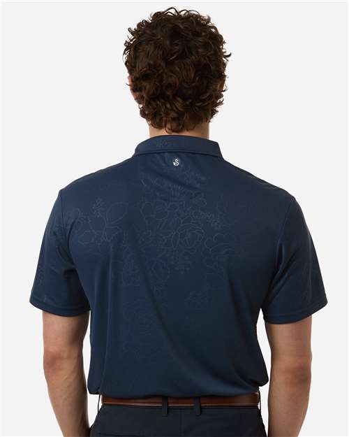 Swannies SW5100 Men's Ehrman Polo - Navy - model back