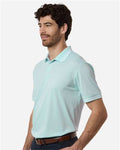Swannies SW8700 Men's Thatcher Tipped Polo - Sky - model side