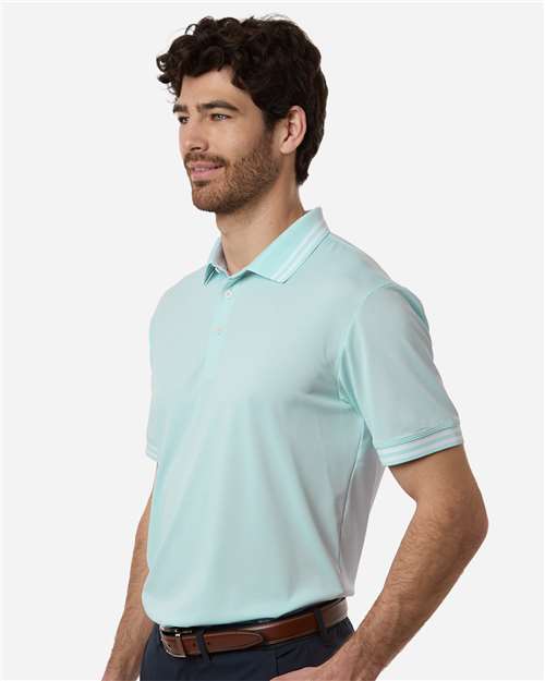 Swannies SW8700 Men's Thatcher Tipped Polo - Sky - model side