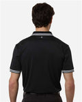 Swannies SW8700 Men's Thatcher Tipped Polo - Black - model back