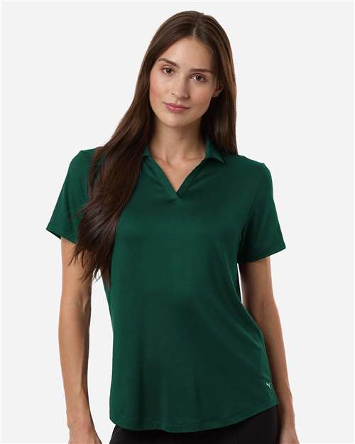 Puma Golf 631050 Women's Icon Polo 2.0 - Dark Myrtle - model front