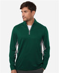 Puma Golf 628858 Men's Pure 2.0 Quarter-Zip - Dark Myrtle/ Slate Sky - model front