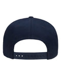 Yupoong 6002YP Classic Poplin Golf Cap - Navy - back