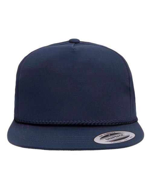 Yupoong 6002YP Classic Poplin Golf Cap - Navy - front