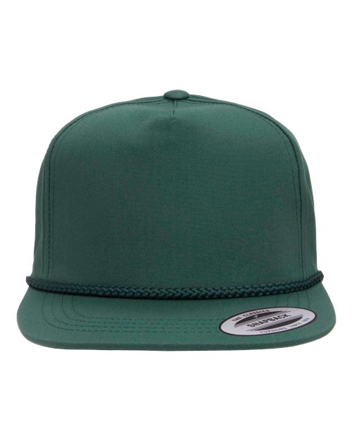Yupoong 6002YP Classic Poplin Golf Cap - Spruce - front