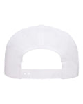 Yupoong 6002YP Classic Poplin Golf Cap - White - back