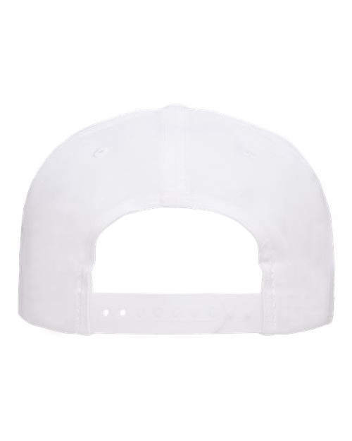 Yupoong 6002YP Classic Poplin Golf Cap - White - back