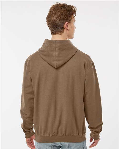 Tultex 320 Unisex Fleece Hooded Sweatshirt - Light Brown - model back