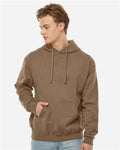 Tultex 320 Unisex Fleece Hooded Sweatshirt - Light Brown - model front