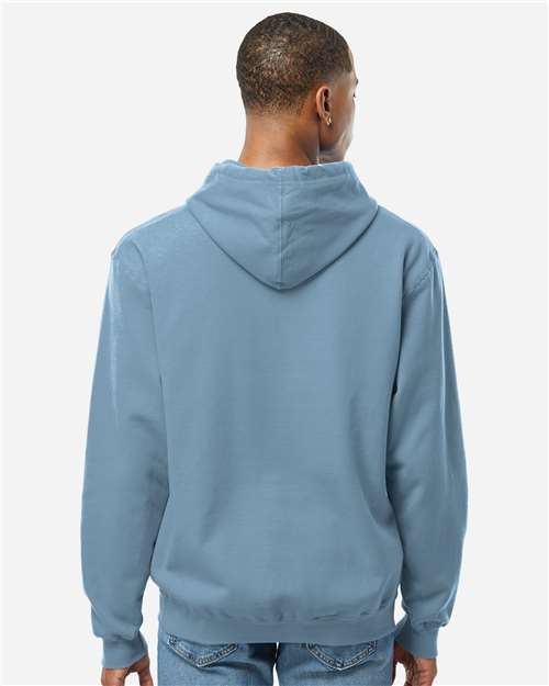 Tultex 320 Unisex Fleece Hooded Sweatshirt - Light Slate - model back