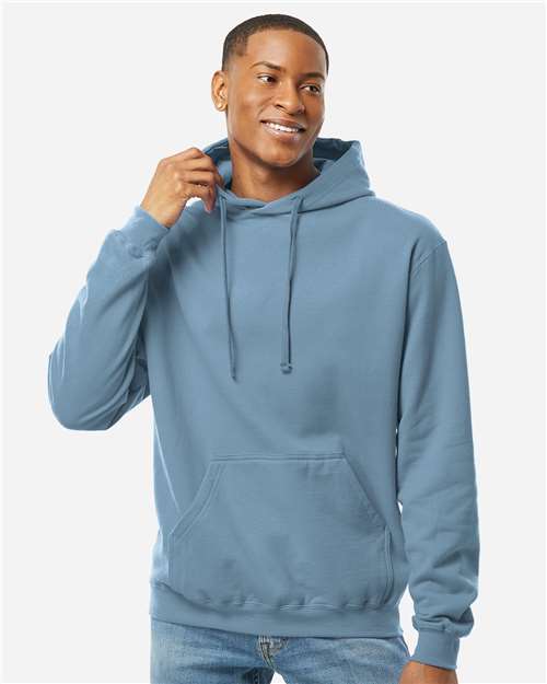 Tultex 320 Unisex Fleece Hooded Sweatshirt - Light Slate - model front