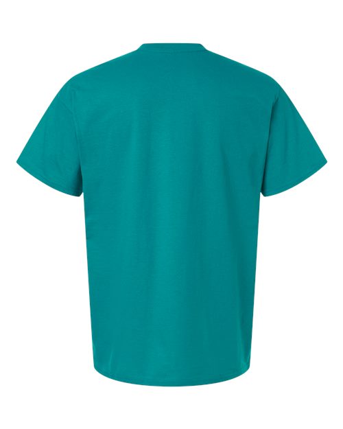 Gildan 5000 Heavy Cotton T-Shirt - Jade Dome - back